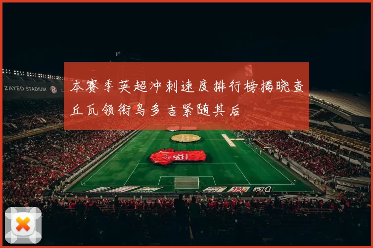本赛季英超冲刺速度排行榜揭晓查丘瓦领衔乌多吉紧随其后